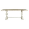 Eettafel DKD Home Decor Wit Natuurlijk Spar 200 x 90 x 78 cm
