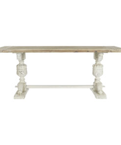 Eettafel DKD Home Decor Wit Natuurlijk Spar 200 x 90 x 78 cm