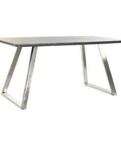 Eettafel DKD Home Decor Zwart Staal Hout MDF 160 x 90 x 76 cm