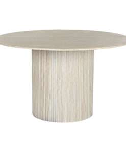 Eettafel Home ESPRIT Beige Graniet Hout MDF 130 x 130 x 75 cm