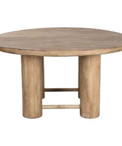 Eettafel Home ESPRIT Bruin Mangohout 150 x 150 x 78,7 cm