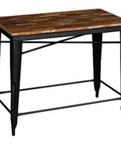 Eettafel Home ESPRIT Hout Metaal 120 x 66 x 102 cm