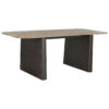 Eettafel Home ESPRIT Natuurlijk Donkerbruin Spar 200 x 90 x 75 cm