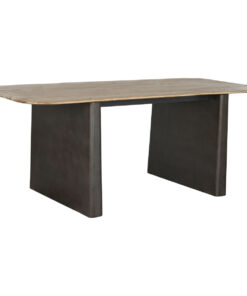 Eettafel Home ESPRIT Natuurlijk Donkerbruin Spar 200 x 90 x 75 cm