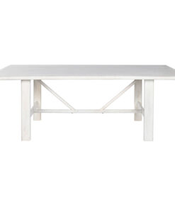Eettafel Home ESPRIT Wit Mangohout 213,4 x 96,5 x 76,2 cm