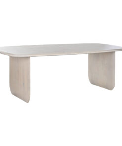 Eettafel Home ESPRIT Wit Mangohout 218 x 100 x 76 cm
