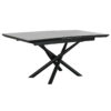 Eettafel Home ESPRIT Zwart Grijs Metaal Keramisch 160 x 90 x 76 cm
