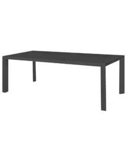 Eettafel Io Grafiet Aluminium 240 x 100 x 75 cm
