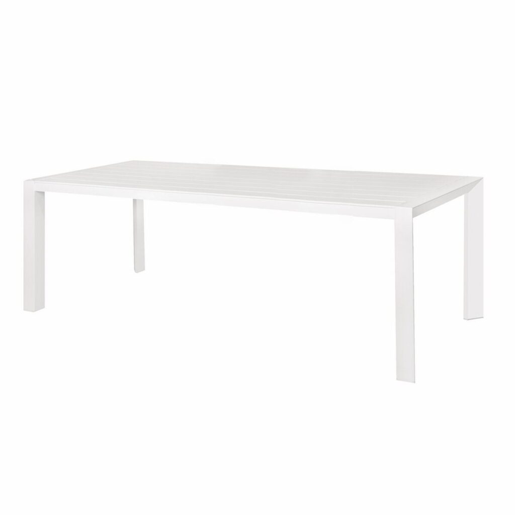 Eettafel Io Wit Aluminium 240 x 100 x 75 cm