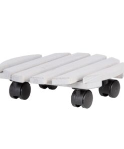 Alternative view of Esschert Design Houten Planttrolley 28.4 cm Grijs