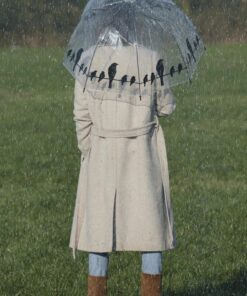 Alternative view of Esschert Design Paraplu Vogels op Draad 83 cm Transparant/Zwart