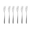 Excellent Houseware Gebakvorkjes 6 Stuks RVS