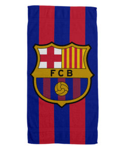 FC Barcelona Badlaken 100x180 cm Blauw/Rood - Afbeelding 2