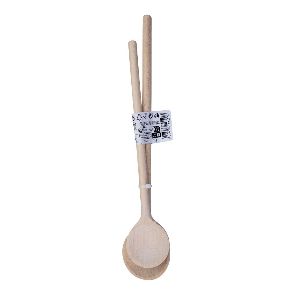 Fackelmann Houten Kooklepels 2 Stuks - Afbeelding 3