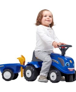 Falk New Holland Looptractor Set Blauw - Afbeelding 2