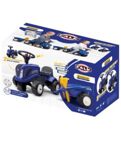 Falk New Holland Looptractor Set Blauw - Afbeelding 3