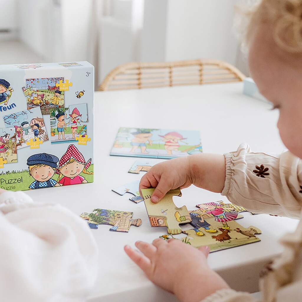 Fien en Teun 4in1 Puzzel 4-16 Stukjes - Afbeelding 3