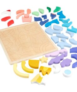 Alternative view of Fisher Price Houten Vormen Puzzel 42 Stukjes