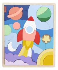 Fisher Price Houten Vormen Puzzel 42 Stukjes
