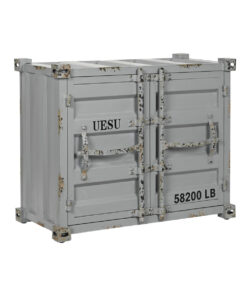 Flessenrek Home ESPRIT Grijs Hemelsblauw 77 x 41 x 64 cm