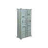 Flessenrek Home ESPRIT Turkoois Metaal Hout MDF 76,5 x 39,5 x 157,5 cm