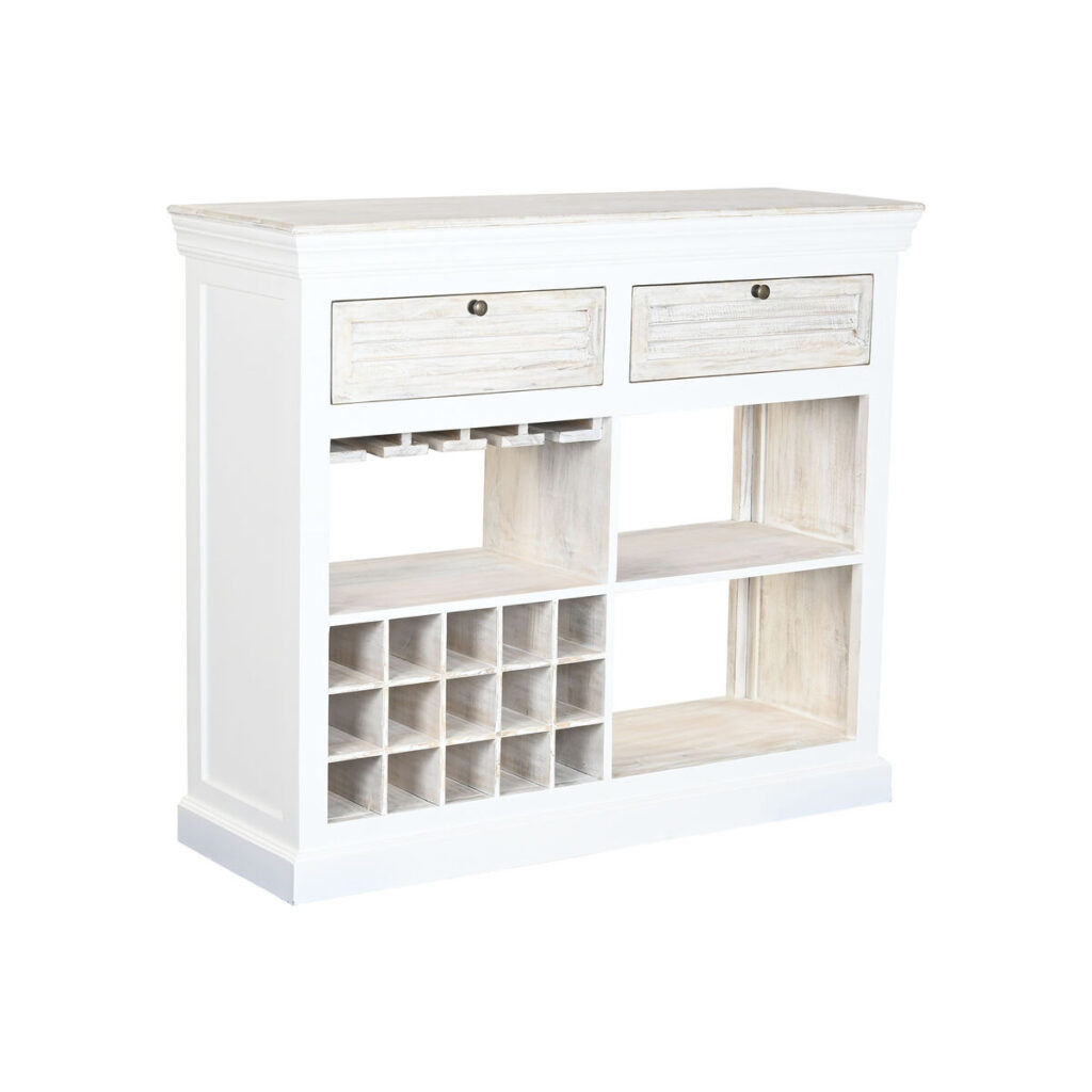 Flessenrek Home ESPRIT Wit 120 x 40 x 98 cm