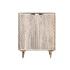 Flessenrek Home ESPRIT Wit Mangohout 84 x 41 x 108 cm