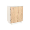 Flessenrek Home ESPRIT Wit Natuurlijk 85 x 50 x 100 cm