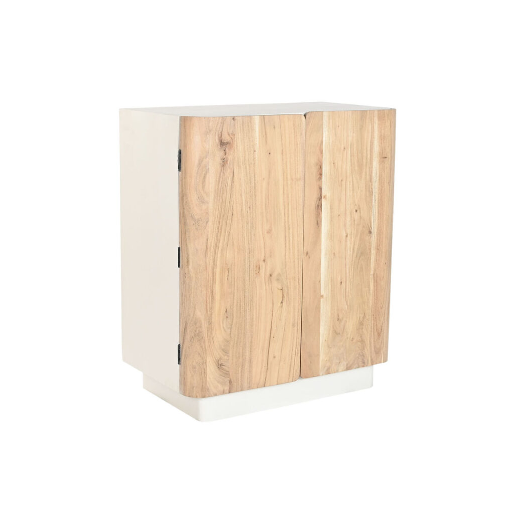 Flessenrek Home ESPRIT Wit Natuurlijk 85 x 50 x 100 cm