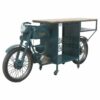 Flessenrek bar Alexandra House Living Drive Blauw 45 x 100 x 210 cm