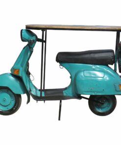 Flessenrek bar Alexandra House Living Drive Blauw 66 x 115 x 185 cm