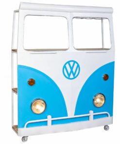 Flessenrek bar Alexandra House Living Drive Blauw Wit 40 x 135 x 178 cm
