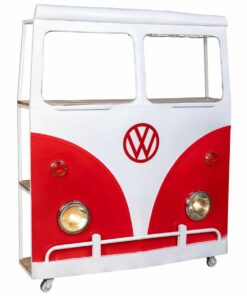 Flessenrek bar Alexandra House Living Drive Wit Rood 40 x 135 x 178 cm