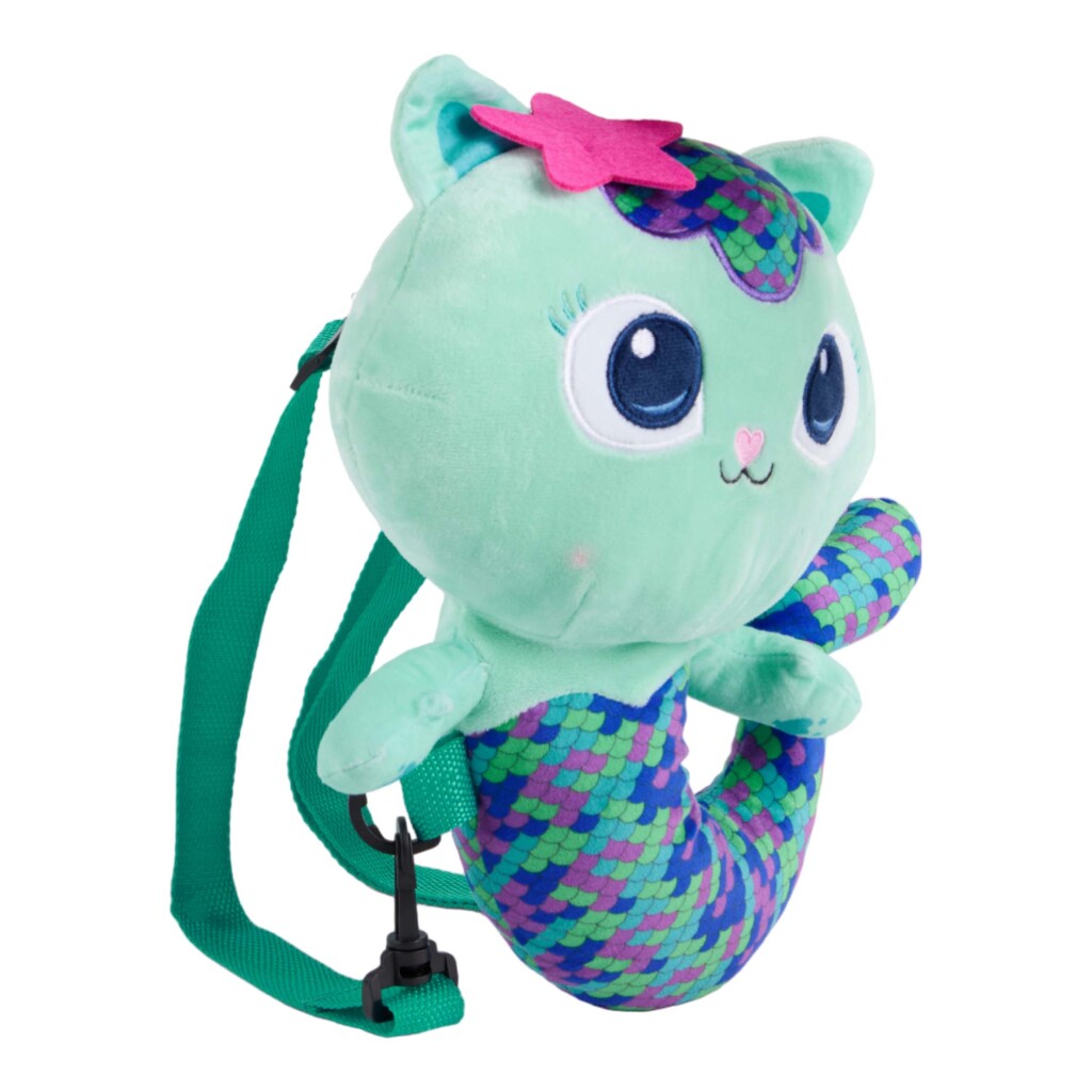 Gabby's Dollhouse 3D Rugtas Pluche Meerminkat - Afbeelding 2