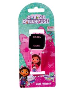 Gabby's Dollhouse LED Horloge Roze - Afbeelding 3