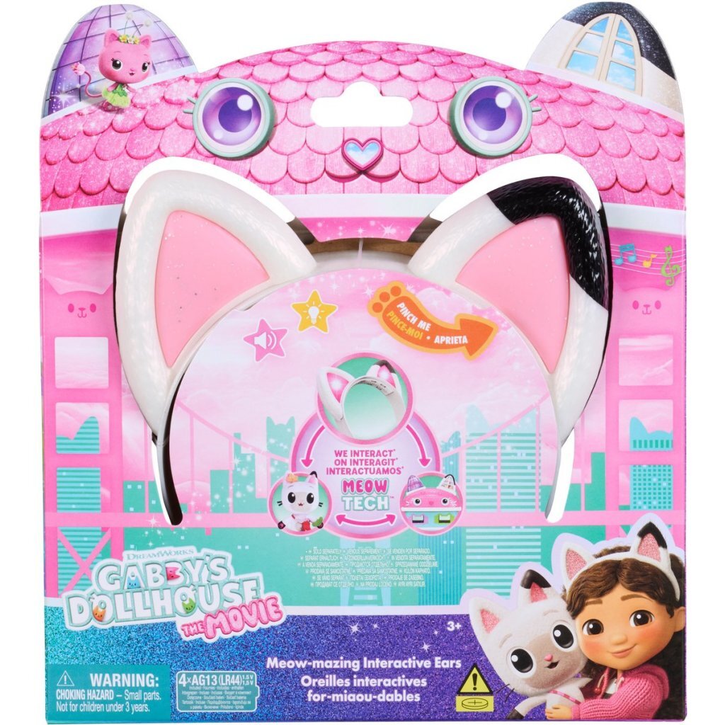 Gabby's Dollhouse The Movie Gabby's Magische Kattenoren Haarband + Licht en Geluid