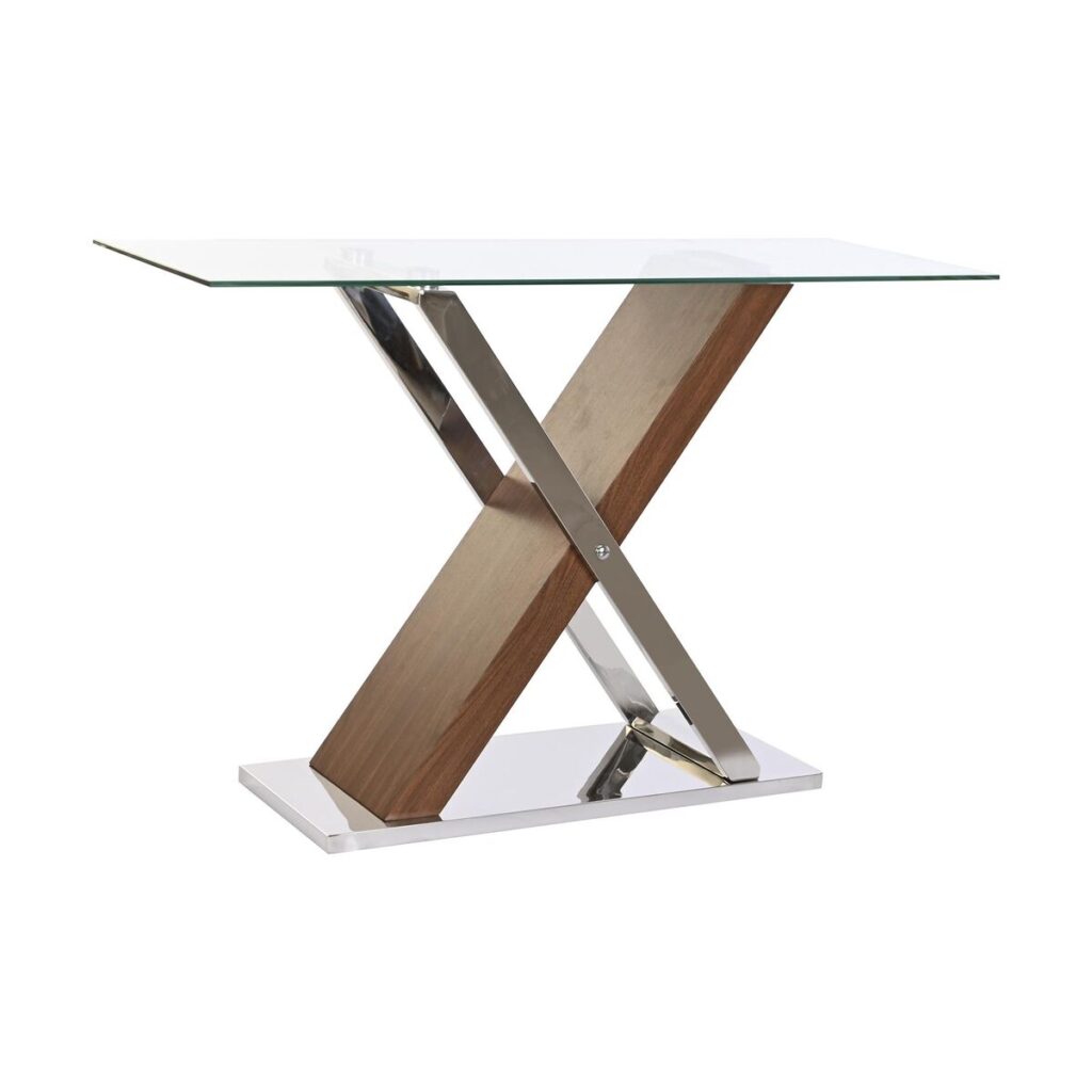Gang DKD Home Decor Transparant Zilverkleurig Donkerbruin 120 x 40 x 75 cm