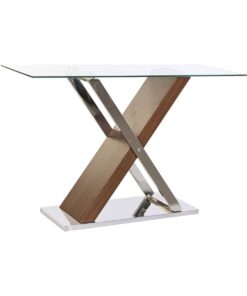 Gang DKD Home Decor Transparant Zilverkleurig Donkerbruin 120 x 40 x 75 cm