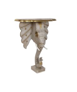 Gang DKD Home Decor Wit Grijs Gouden 80 x 30 x 96 cm Olifant