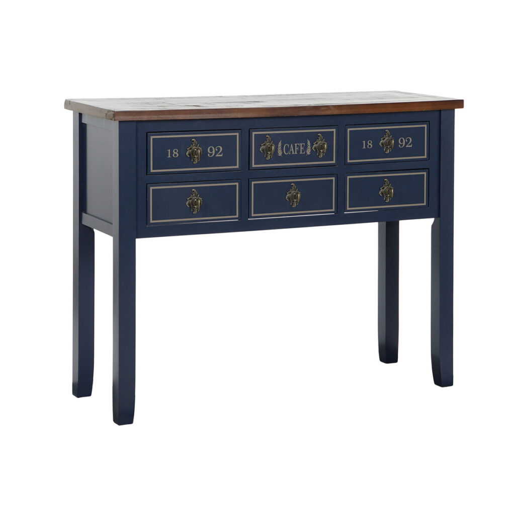 Gang Home ESPRIT Bruin Marineblauw 103 x 35 x 80 cm