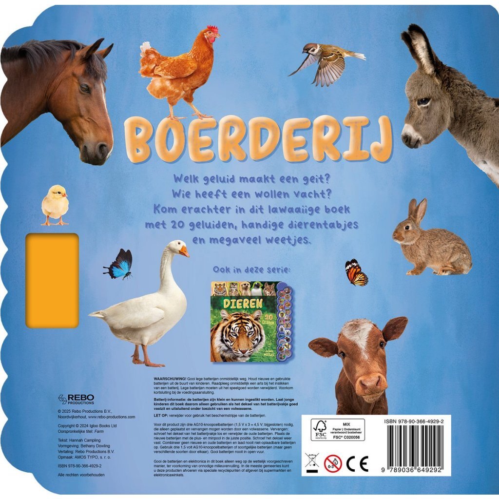 Geluidenboek Boerderij - Afbeelding 2