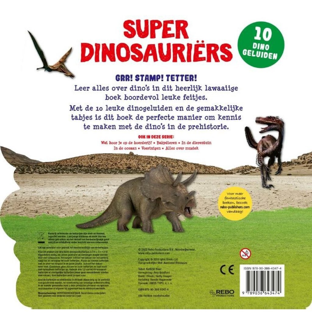 Geluidenboek Super Dinosauriërs - Afbeelding 2