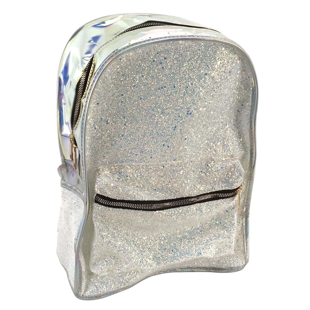 Glitter Rugzak Holografisch/Zilver