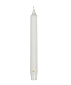 Gouda Kroonkaarsen 24x2.4 cm 8 Stuks Wit - Afbeelding 3