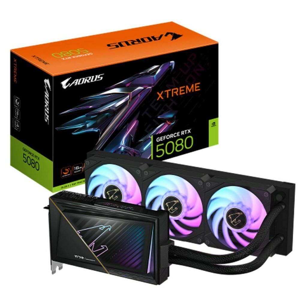 Grafische kaart Gigabyte GV-N5080AORUSX W-16GD GEFORCE RTX 5080 16 GB GDDR6