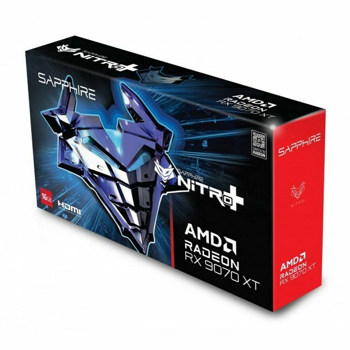 Grafische kaart Sapphire 11348-01-20G radeon rx 9070 xt 16 GB GDDR6