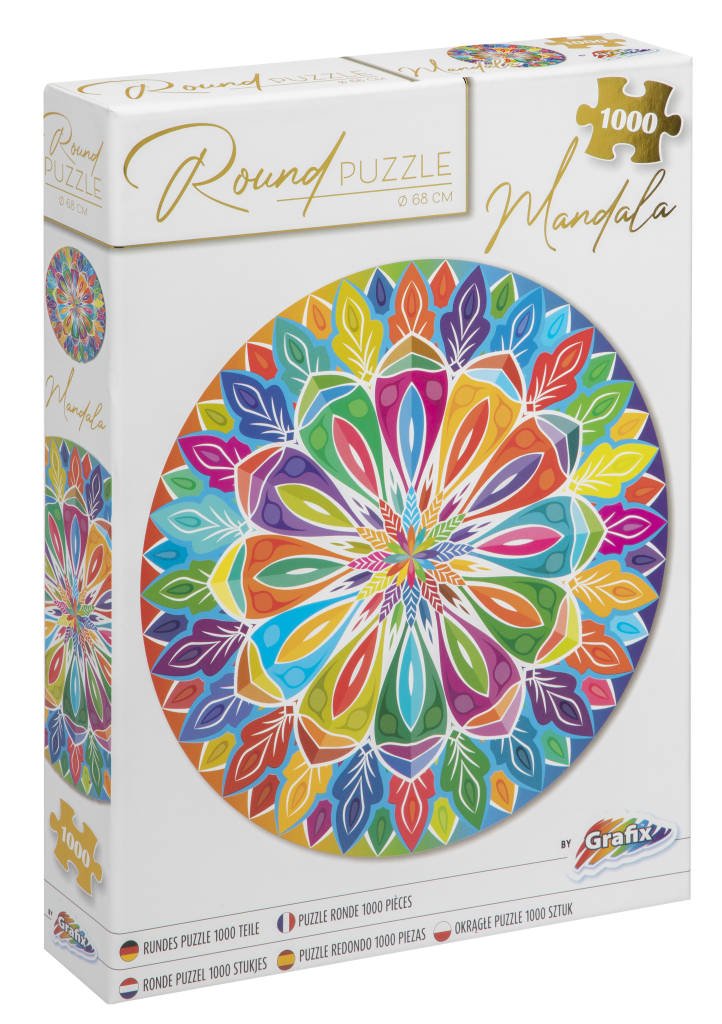 Grafix Mandala Ronde Puzzel 1000 Stukjes - Afbeelding 2