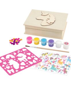 Grafix XO Style Eenhoorn Houten Juwelendoos Maken - Afbeelding 2