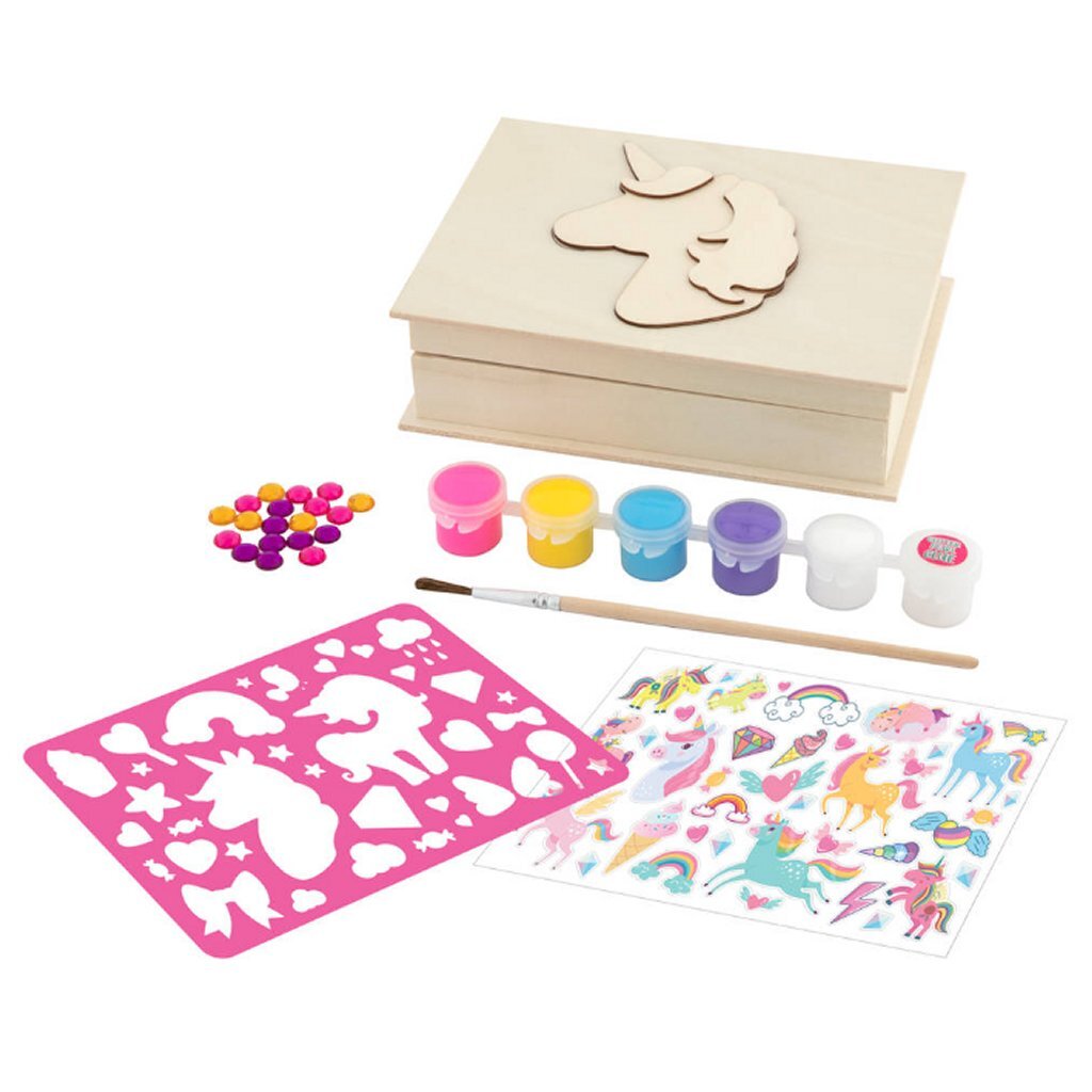Grafix XO Style Eenhoorn Houten Juwelendoos Maken - Afbeelding 2