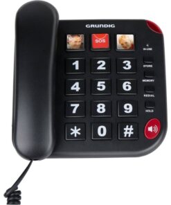 Alternative view of Grundig Senioren Telefoon Zwart